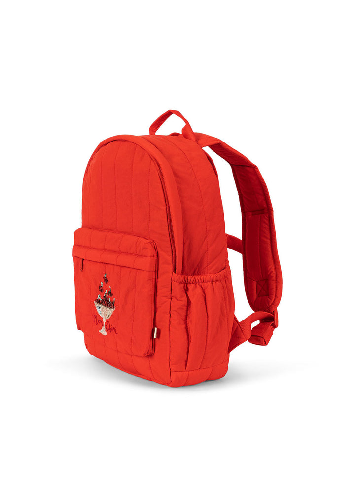 Konges Sløjd Juno Sequin Backpack Fiery Red - packshot