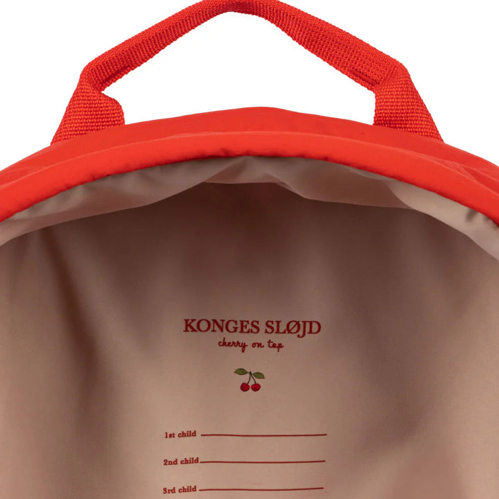 KONGES SLOJD JUNO SEQUIN BACKPACK: FIERY RED