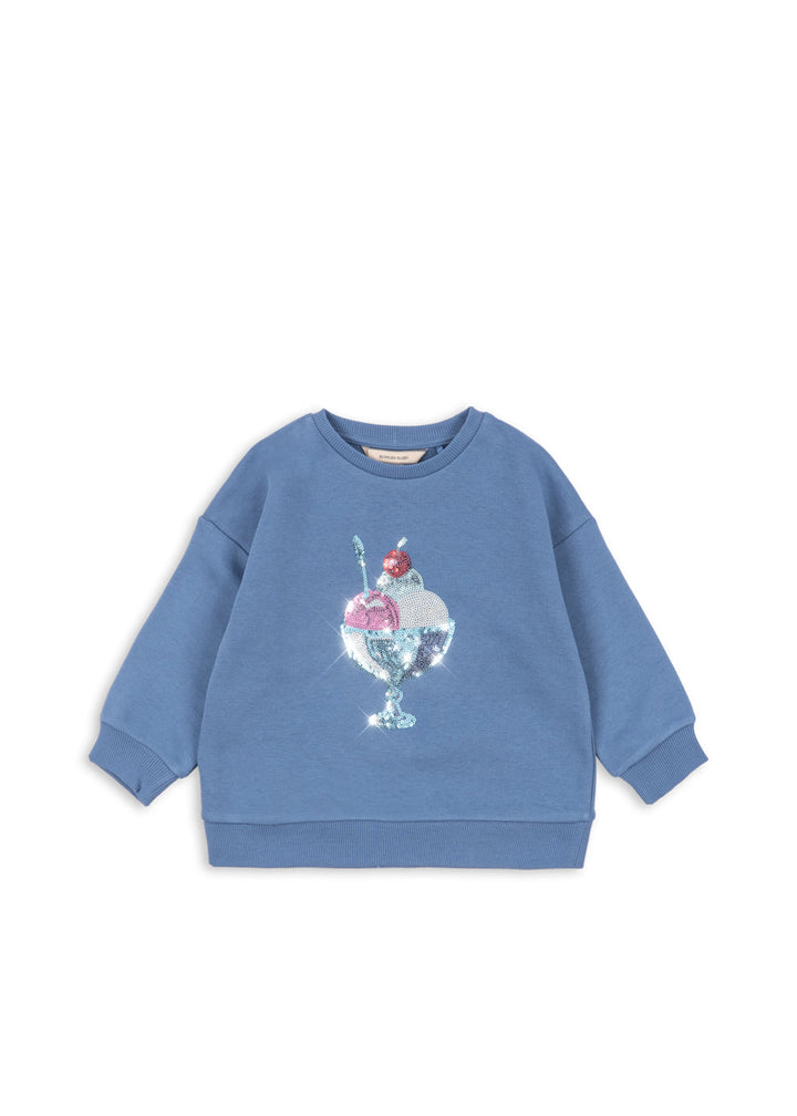 Konges Sløjd Loumilla Sweatshirt Colony Blue - pack shot