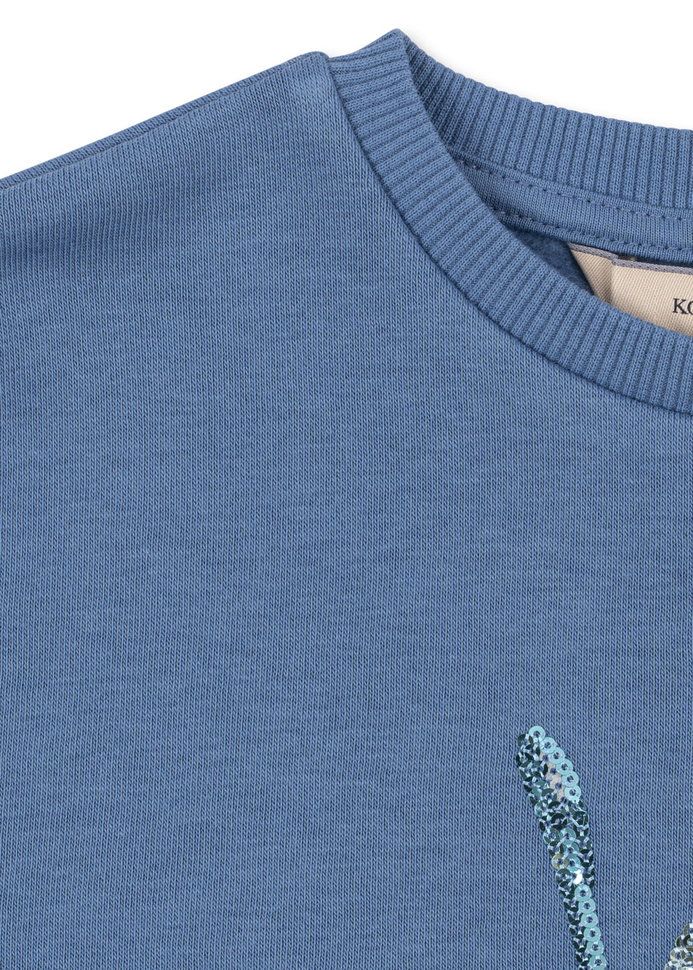 Konges Sløjd Loumilla Sweatshirt Colony Blue - pack shot