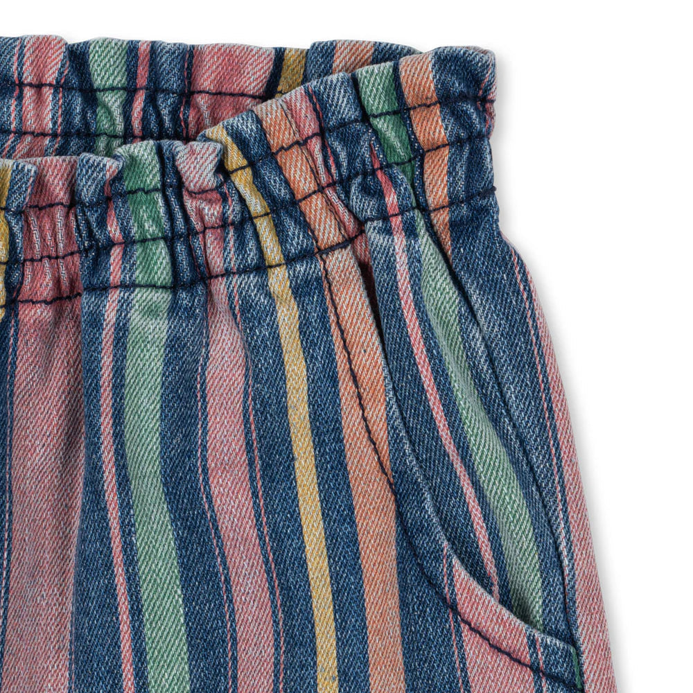 KONGES SLOJD MAGOT FRILL PANTS: MIAMI STRIPE