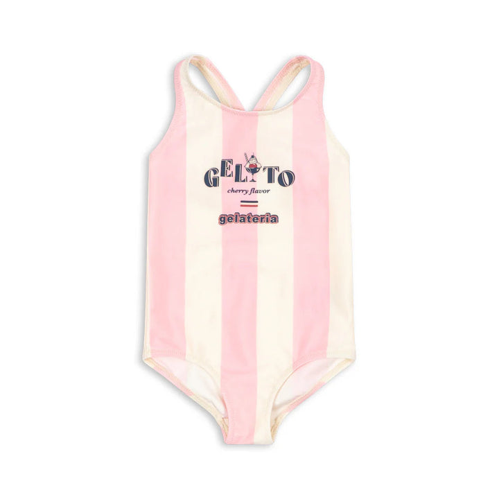 KONGES SLOJD POMIA SWIMSUIT: CANDY ROSE STRIPE