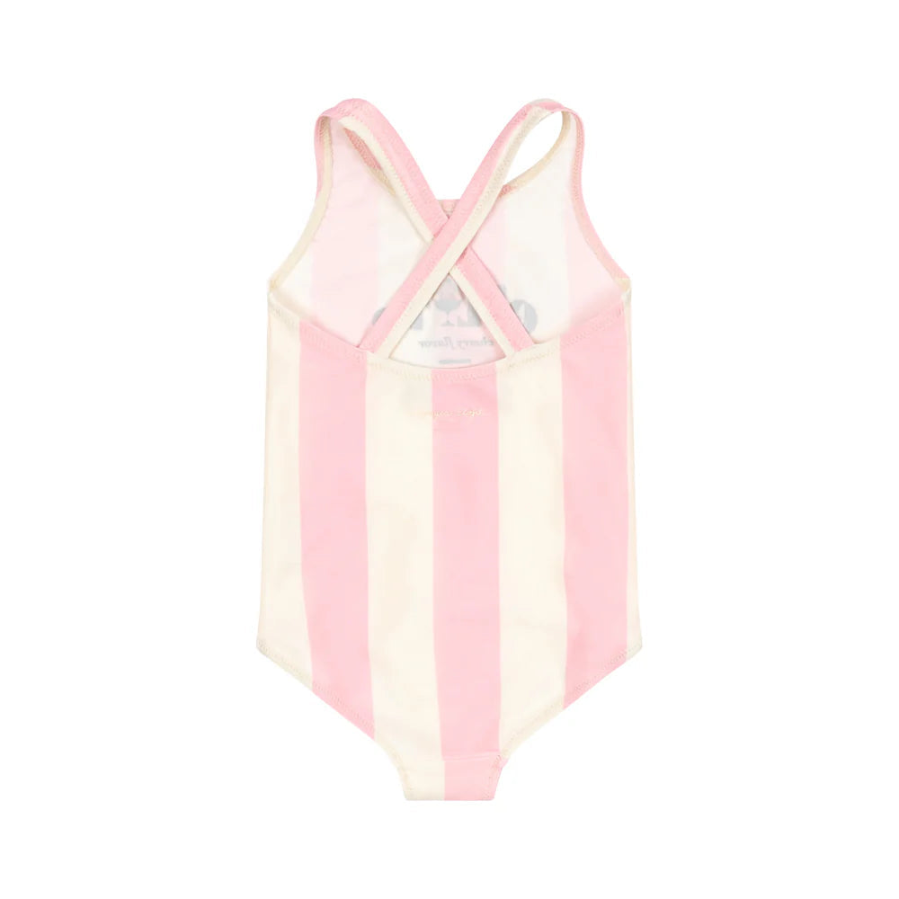KONGES SLOJD POMIA SWIMSUIT: CANDY ROSE STRIPE