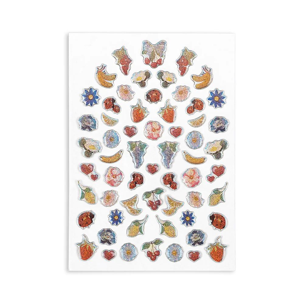 KONGES SLOJD PUFFY STICKERS: LADYBUG