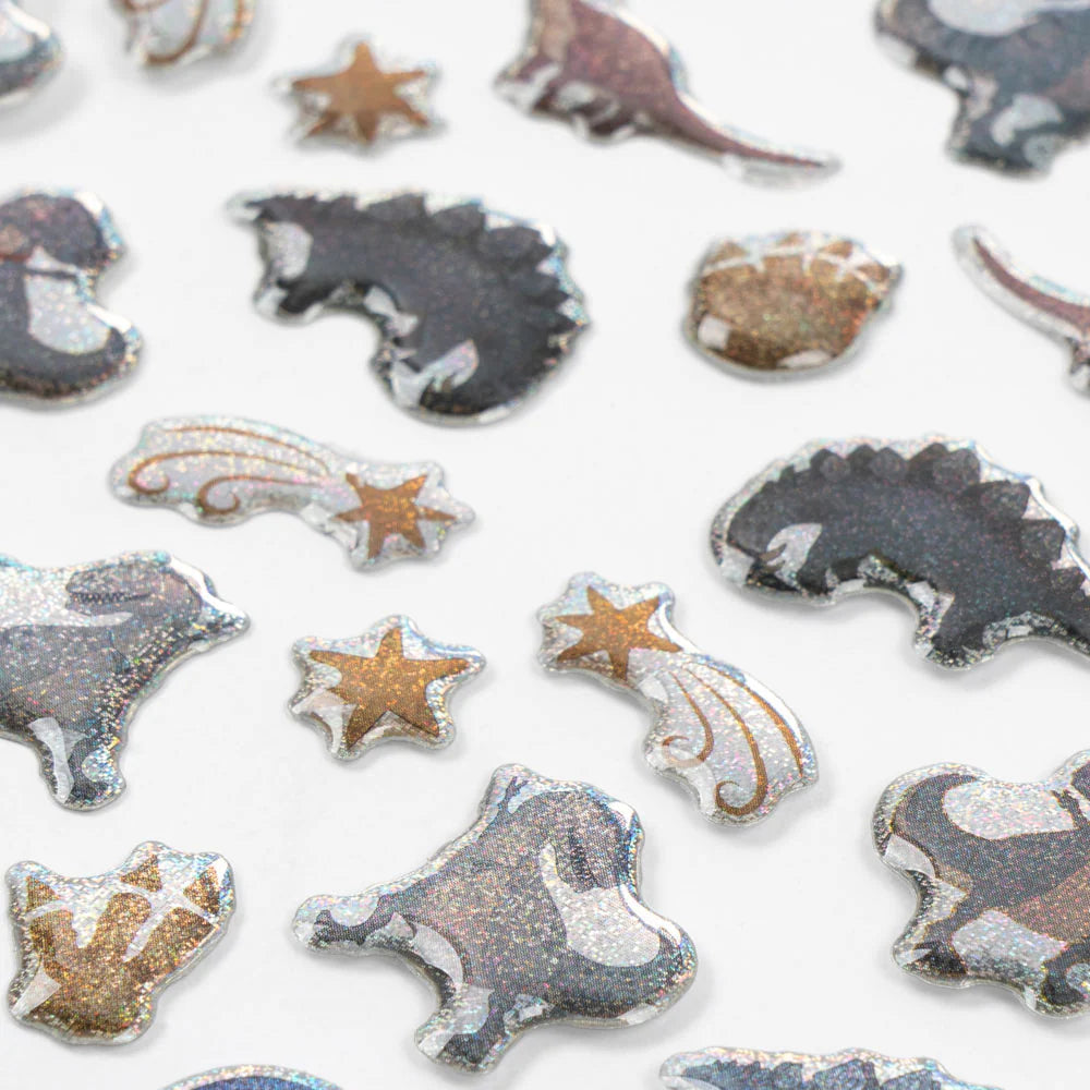 KONGES SLOJD PUFFY STICKERS: DINO