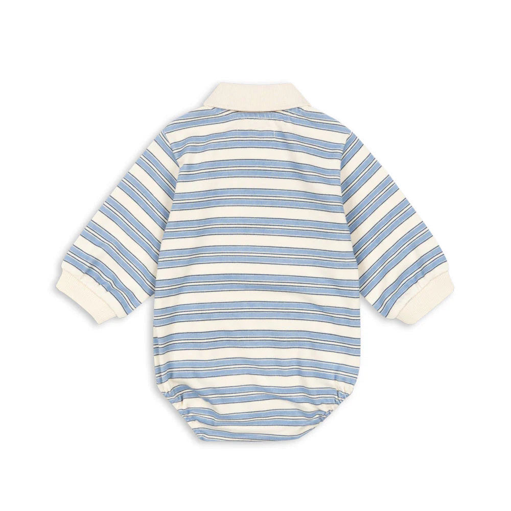KONGES SLOJD SPOTTY ROMPER: STRIPE CIEL