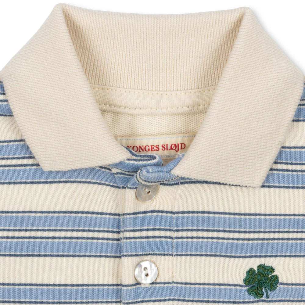 KONGES SLOJD SPOTTY ROMPER: STRIPE CIEL