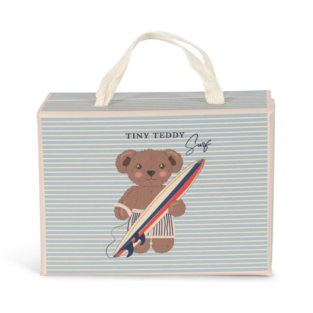 KONGES SLOJD TINY TEDDY TRAVEL: BLUE STRIPE