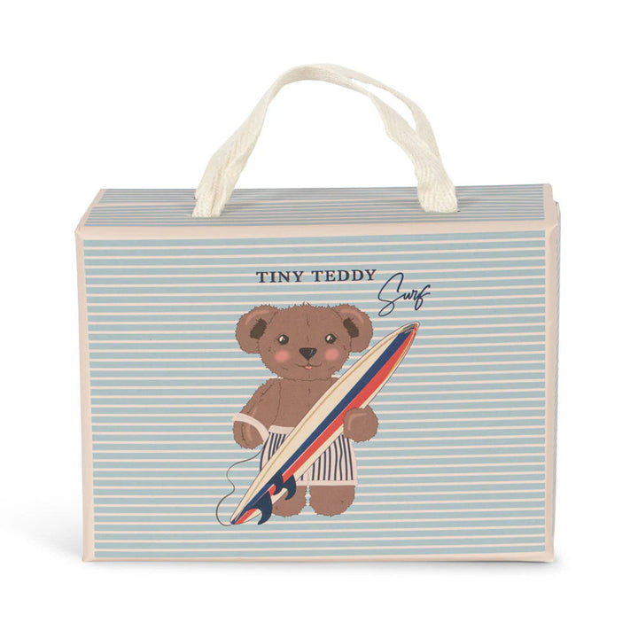 KONGES SLOJD TINY TEDDY TRAVEL: BLUE STRIPE