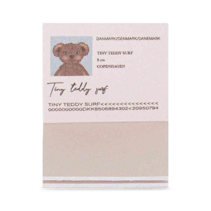 KONGES SLOJD TINY TEDDY TRAVEL: BLUE STRIPE
