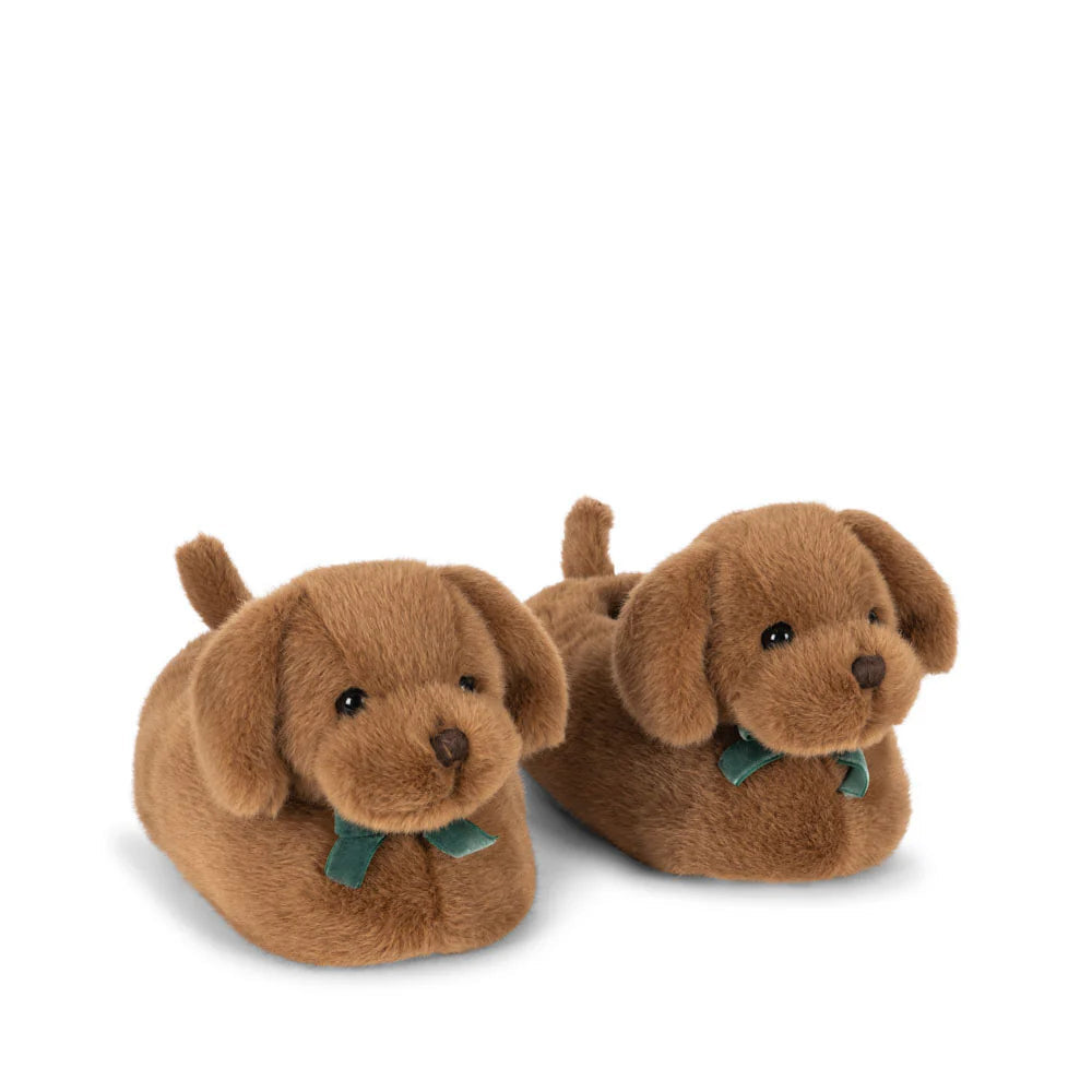 KONGES SLOJD SAUSAGE DOG FOOTIES: CHICORY COFFE