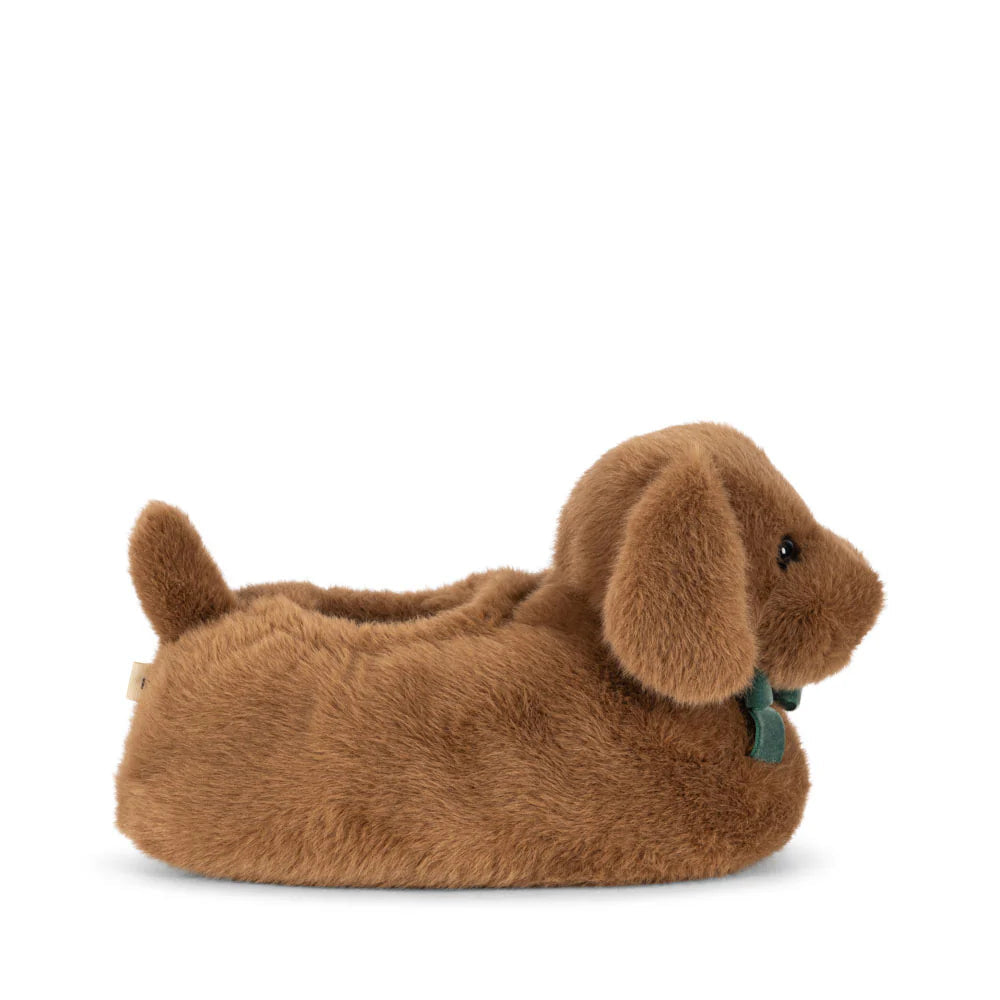 KONGES SLOJD SAUSAGE DOG FOOTIES: CHICORY COFFE