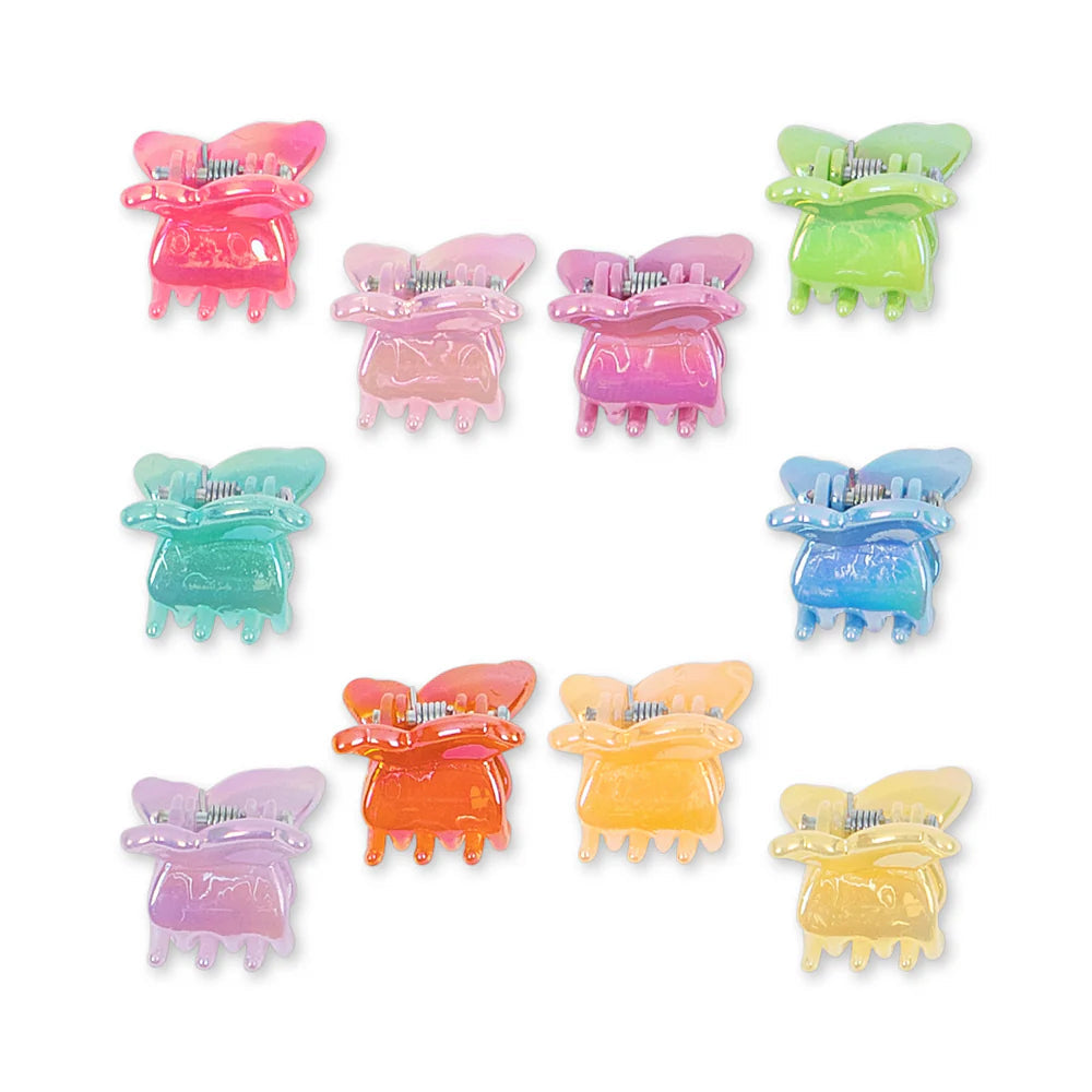 KONGES SLOJD MINI BUTTERFLY HAIR CLAWS 10PC