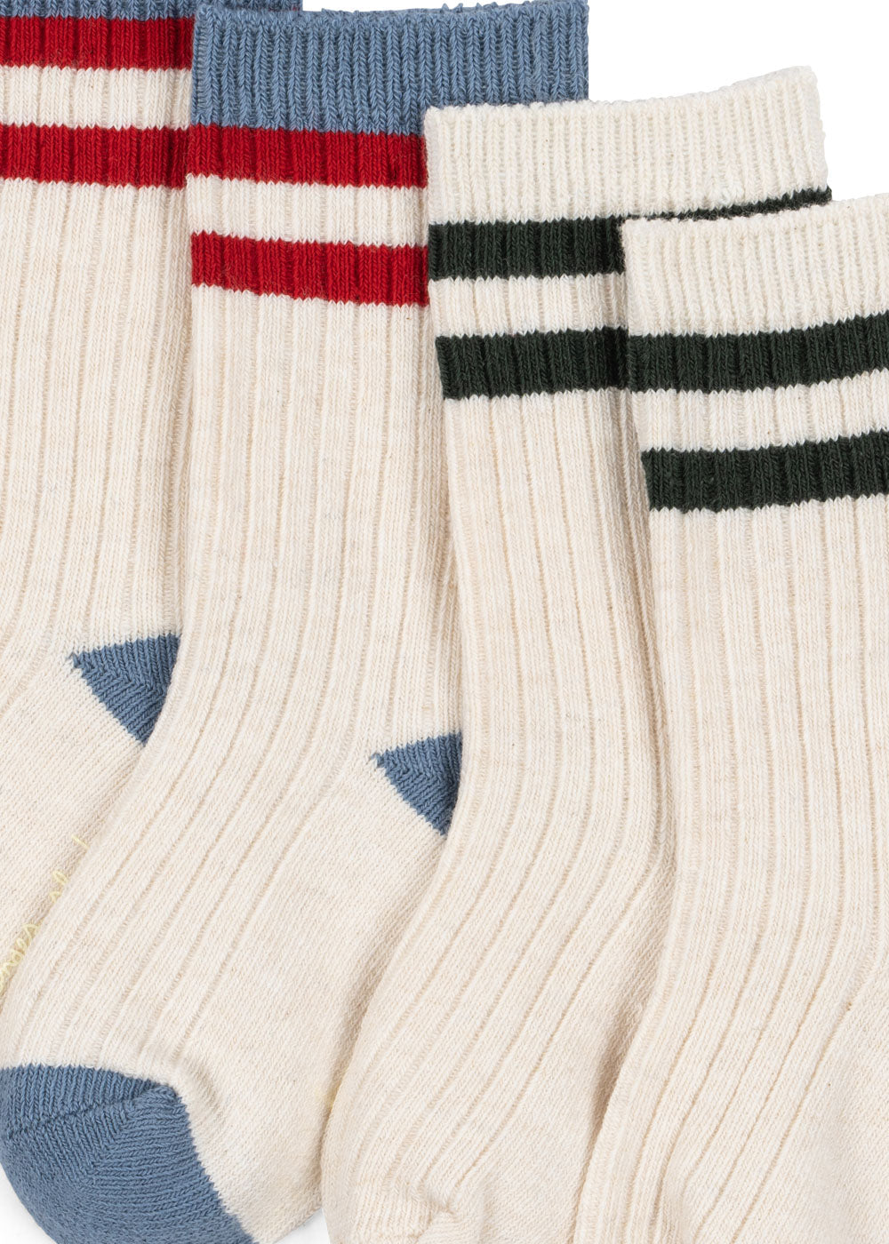 Konges Sløjd Rib Socks 2pc pearl blue - packshot