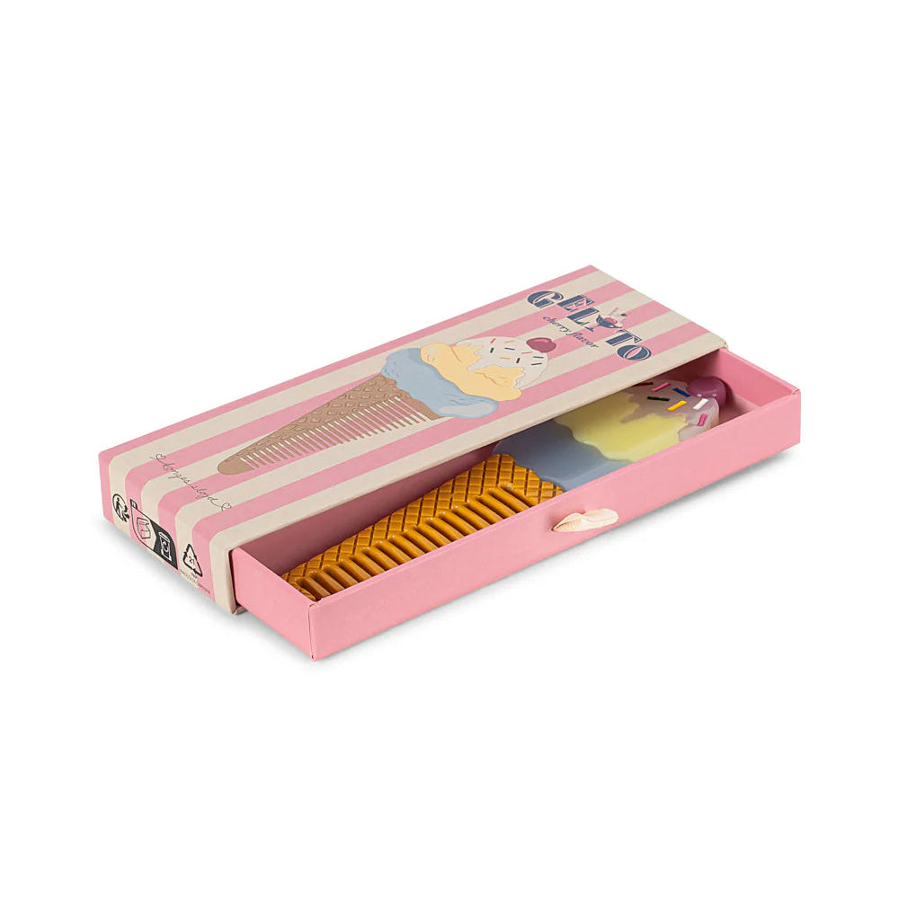 KONGES SLOJD ICE CREAM COMB: AMOUR PINK