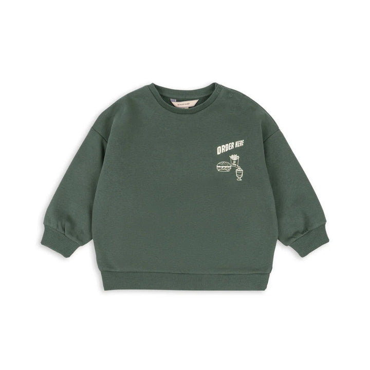 KONGES SLOJD LOU SWEAT SHIRT: CILANTRO