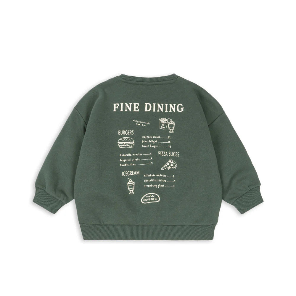 KONGES SLOJD LOU SWEAT SHIRT: CILANTRO