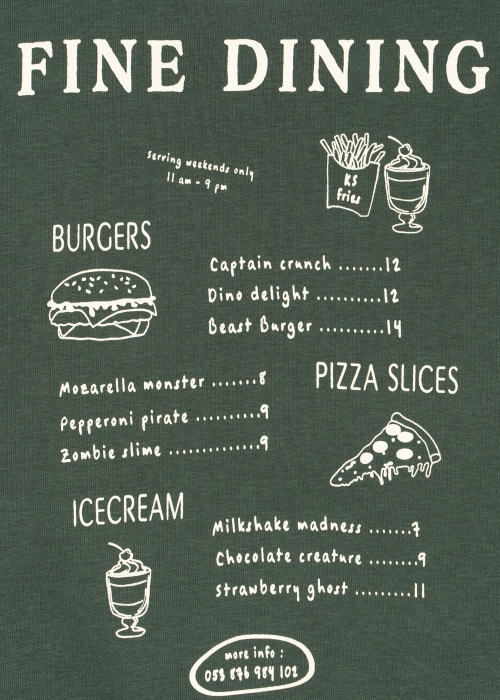 Konges Sløjd Lou Sweat Shirt: Cilantro - pack