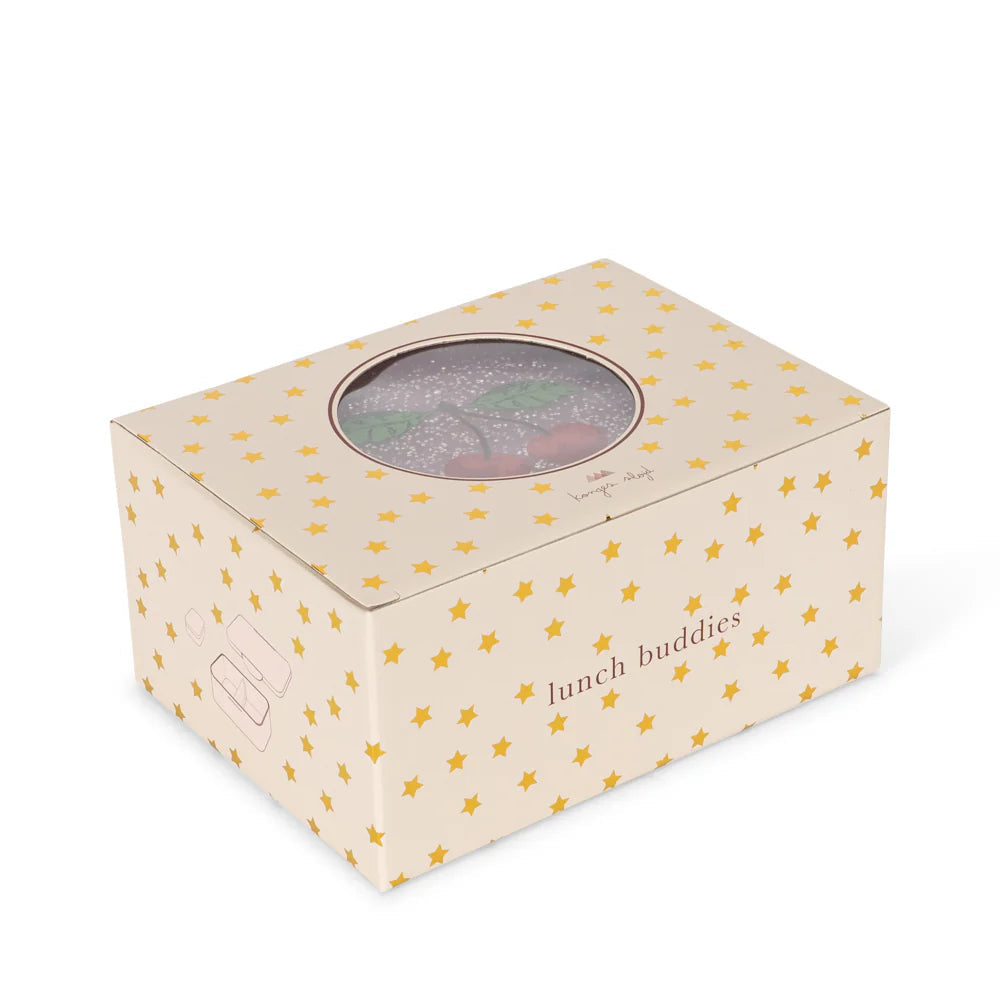 KONGES SLOJD GLITTER LUNCH BOX: CHERRY GLITTER