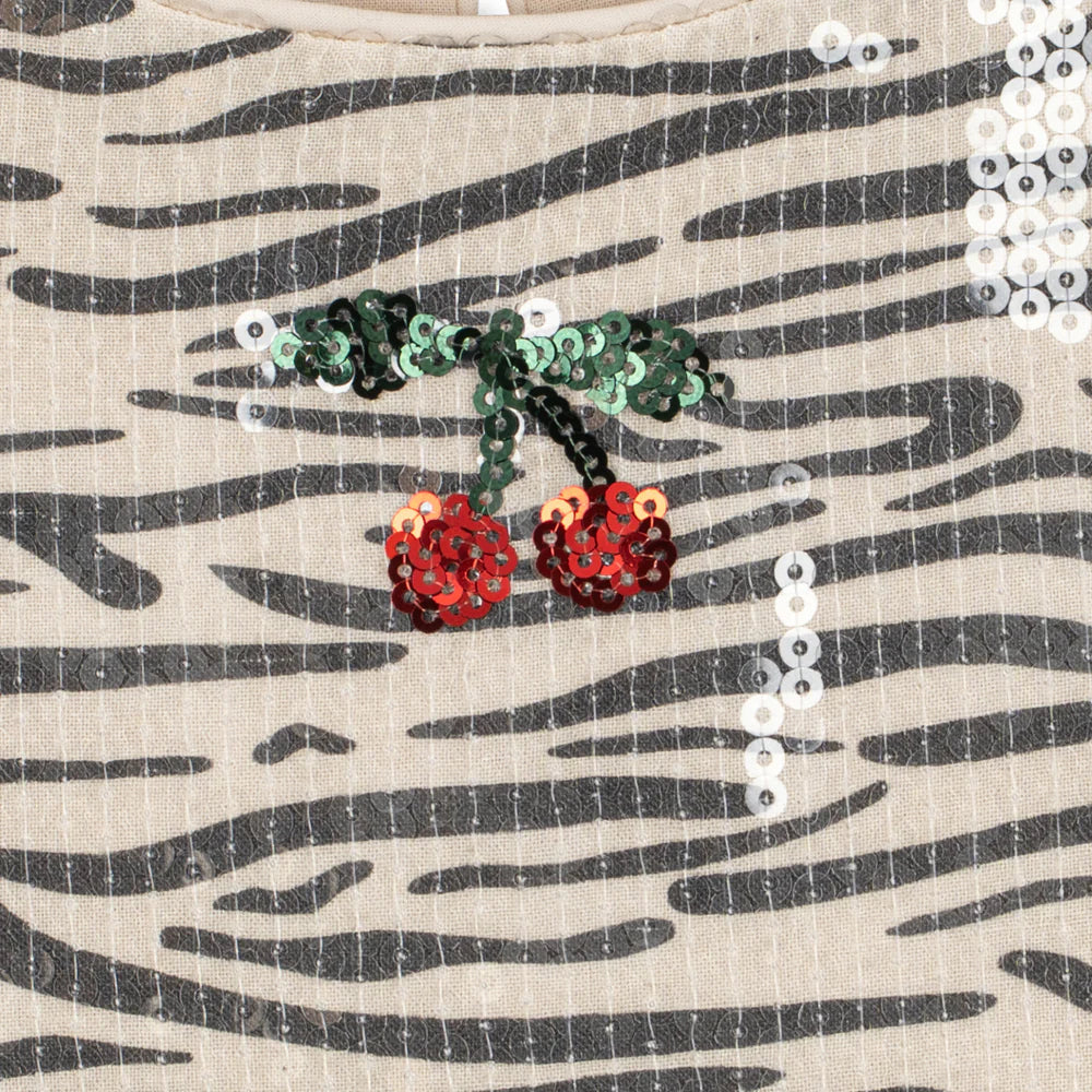 KONGES SLOJD ZEBRETTI DRESS: ZEBRA