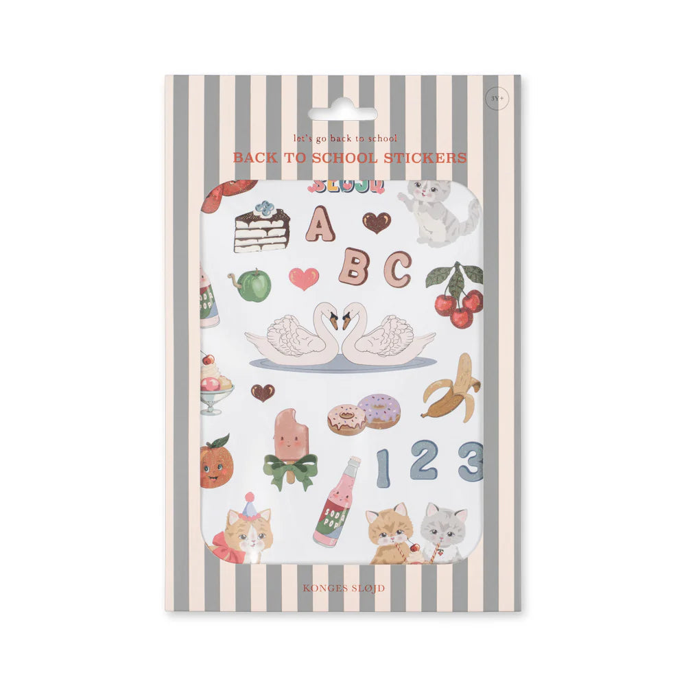 KONGES SLOJD BACK TO SCHOOL STICKERS: SWAN