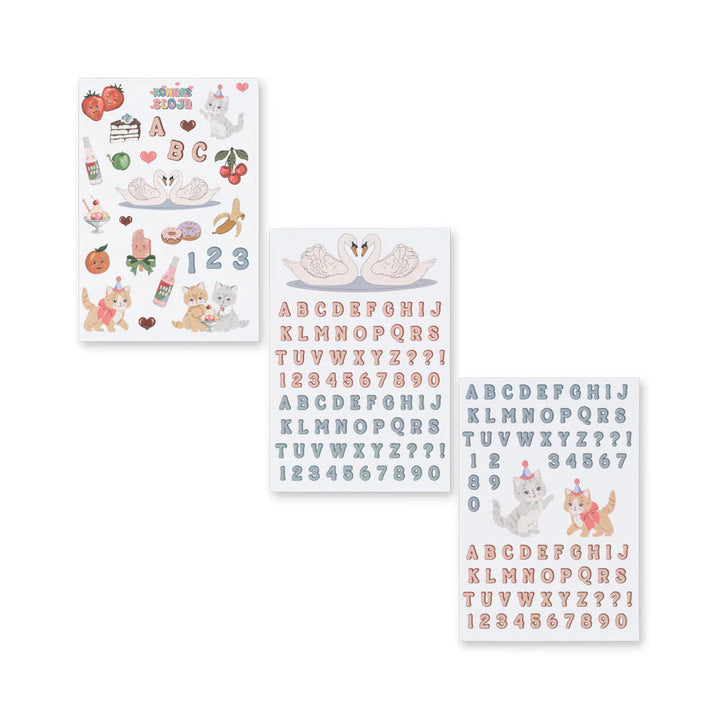 KONGES SLOJD BACK TO SCHOOL STICKERS: SWAN