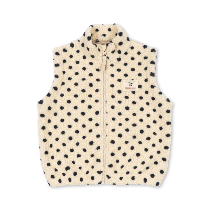 KONGES SLOJD JODY TEDDY VEST: DOT LUMIERE