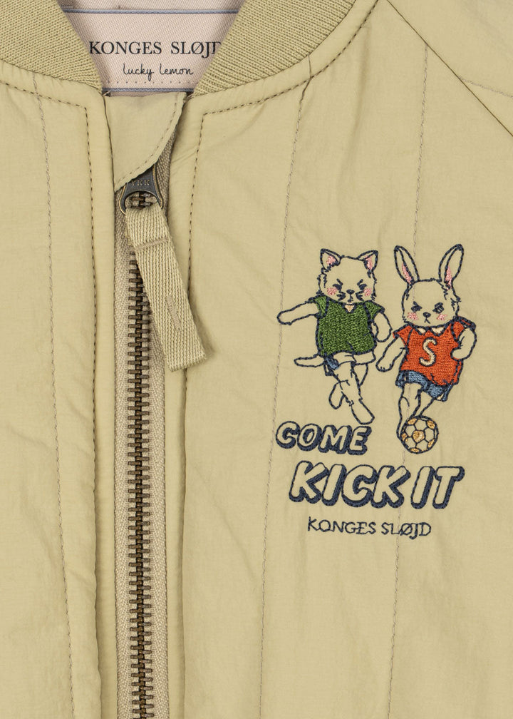 Konges Sløjd Juno Bomber Jacket: Pale Olive Green