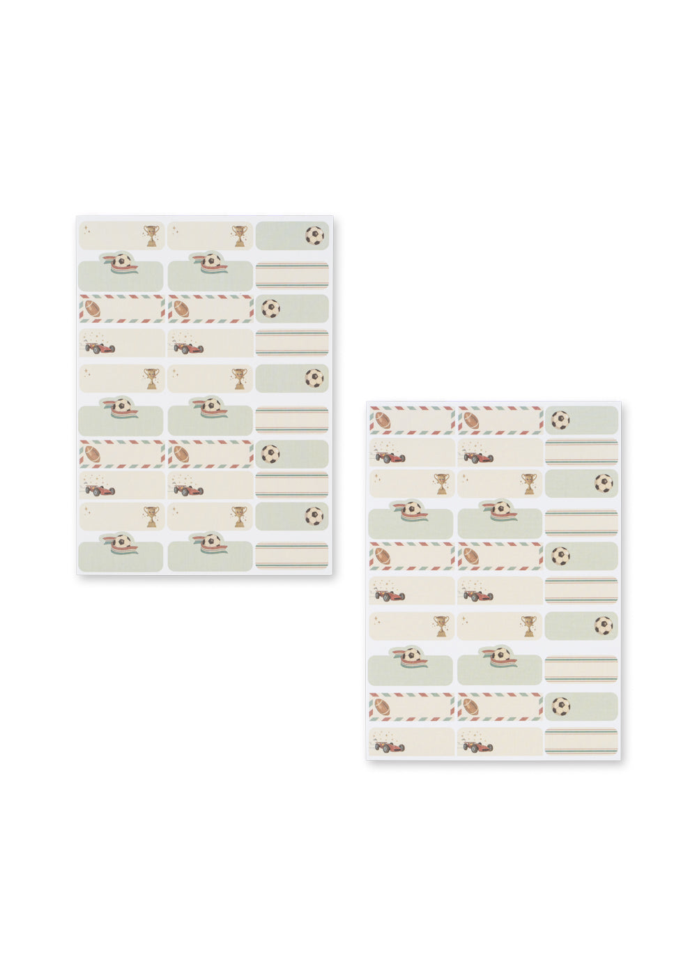 Konges Sløjd Name Stickers 60pc Kick It - packshot