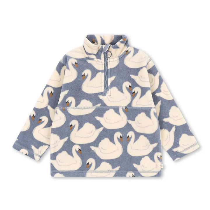 KONGES SLOJD TAVI FLEECE SWEATSHIRT: SWAN