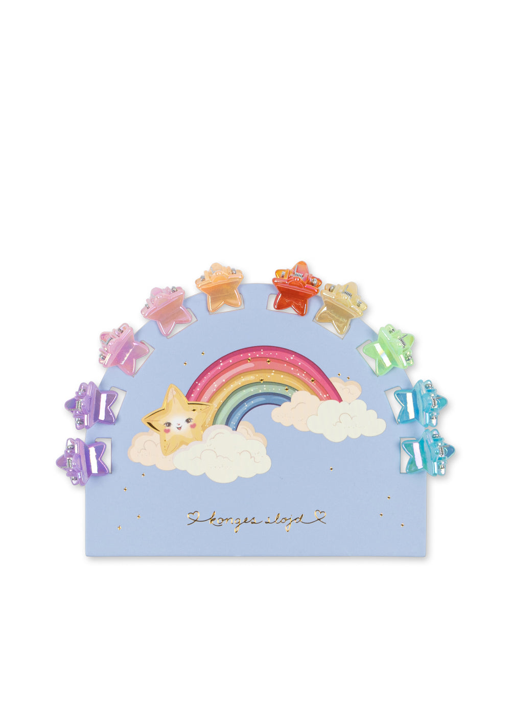 Konges Sløjd 10 Pack Mini Star Hair Claws Multi