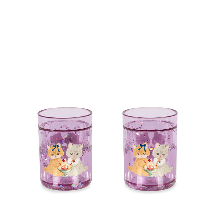 Konges Sløjd 2 Pack Glitter Cups Kitty Gelateria
