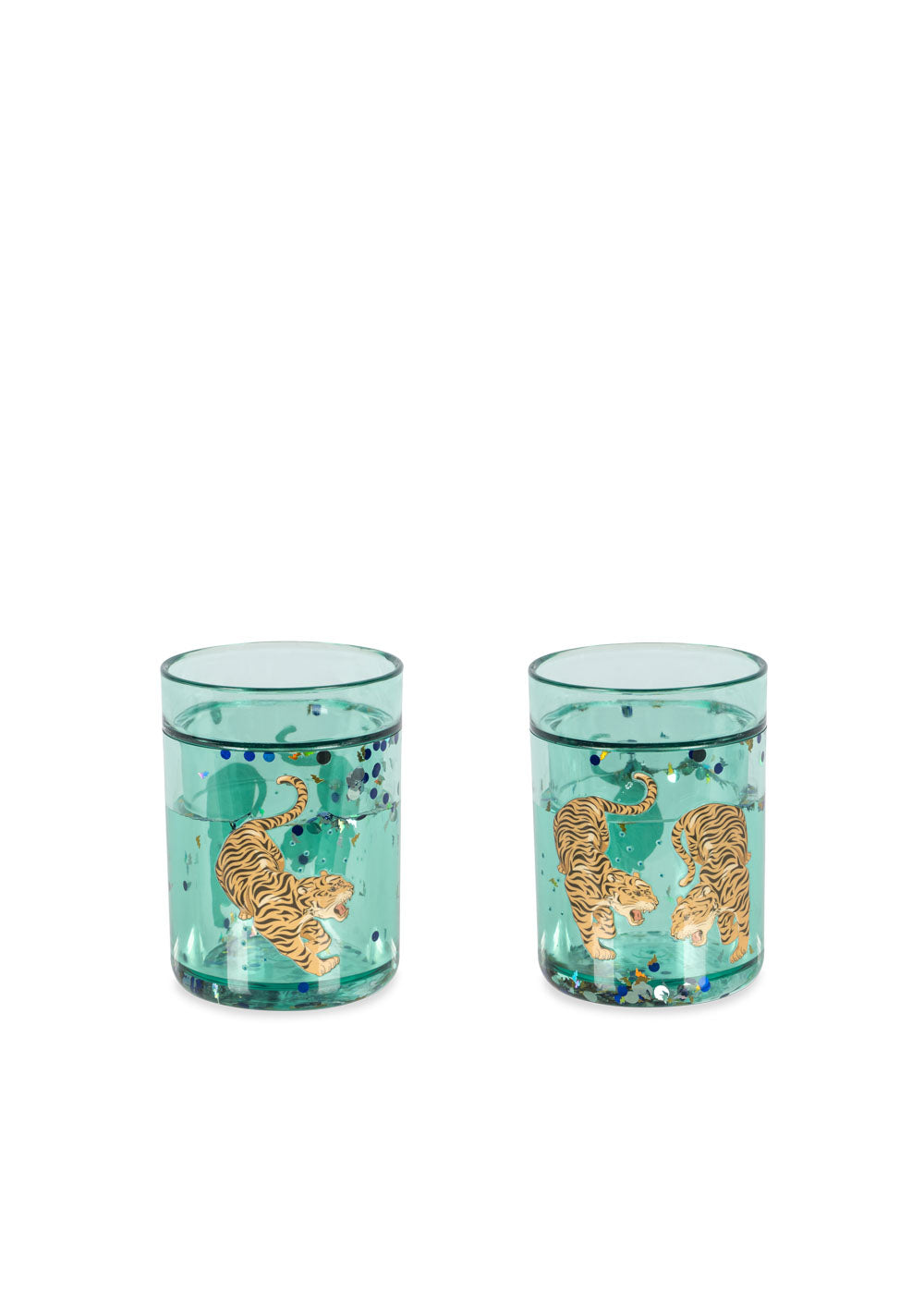 Konges Sløjd 2 Pack Glitter Cups Tiger Ruggito