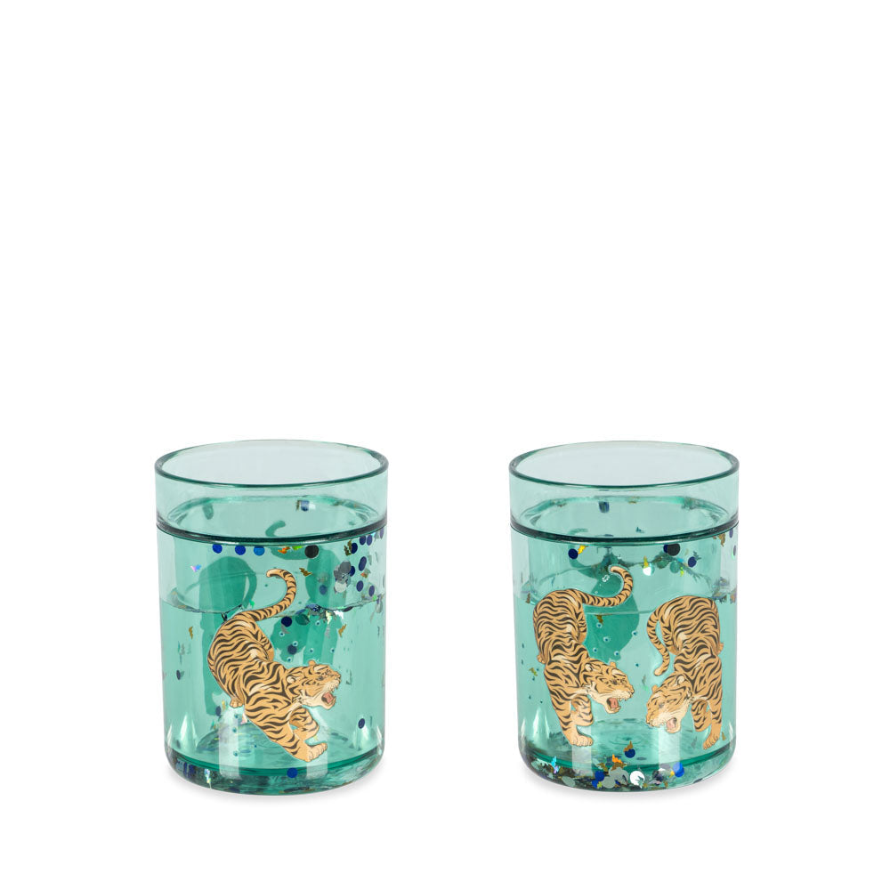 Konges Sløjd 2 Pack Glitter Cups Tiger Ruggito
