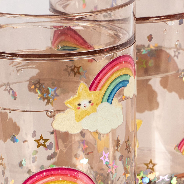 Konges Sløjd 2 Pack Glitter Cups Rainbow - alternate angle