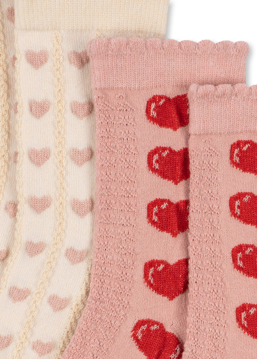 Konges Sløjd 2 Pack Heart Socks: Heart Mix - packshot