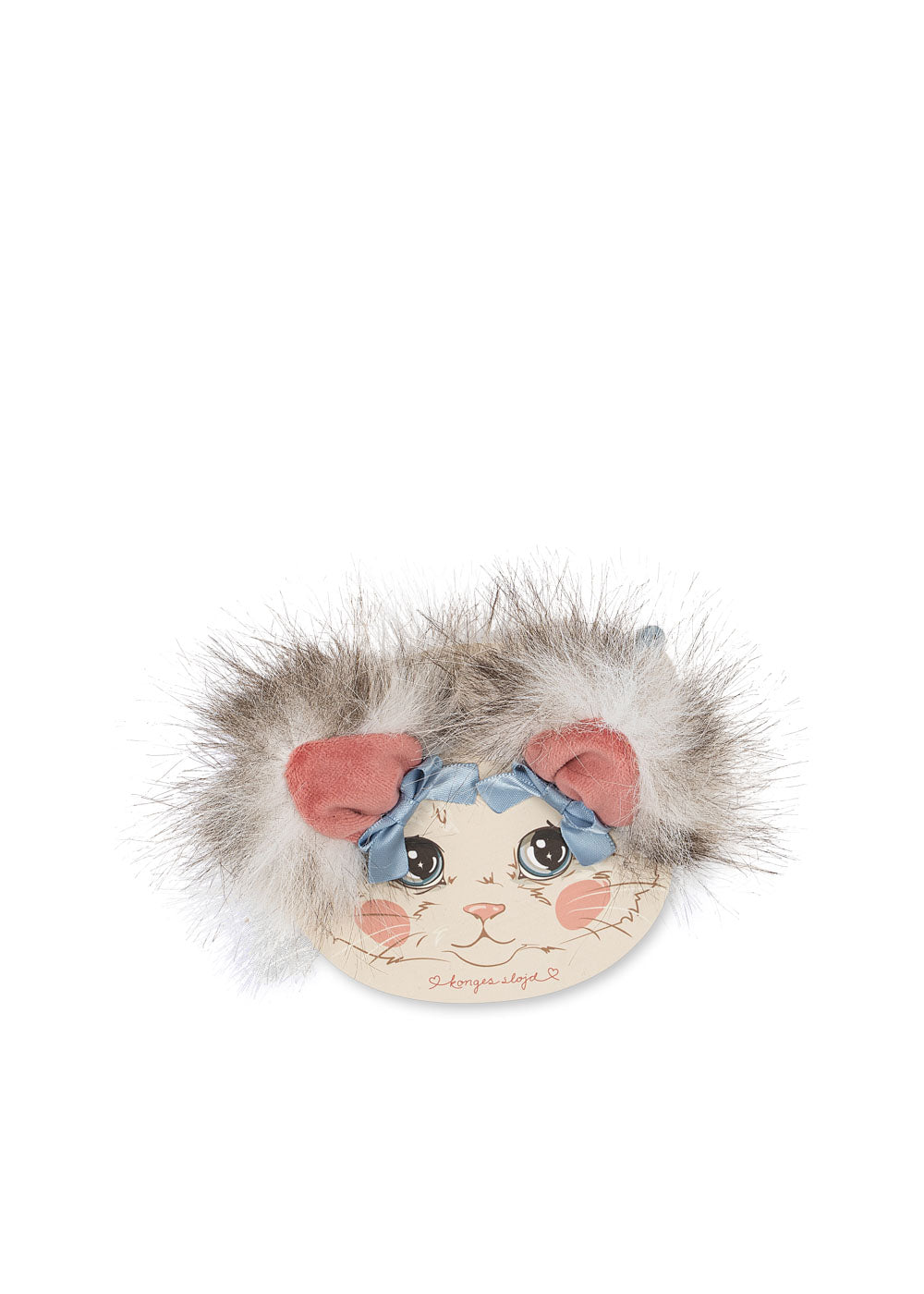 Konges Sløjd 2 Pack Kitty Furry Ear Clip Kitty
