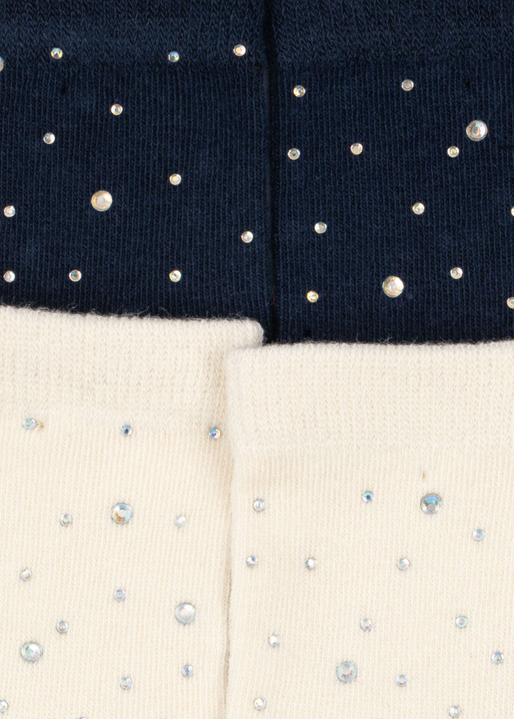 Konges Slojd sparkle socks Total Eclipse Mix detail