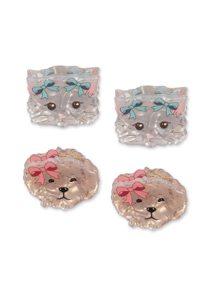 Konges Sløjd 4 Pack Small Hair Claw: Multi - packshot