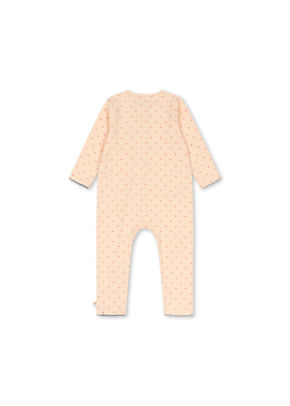 Konges Sløjd Basic Zip Onesie GOTS Teddy Coeur