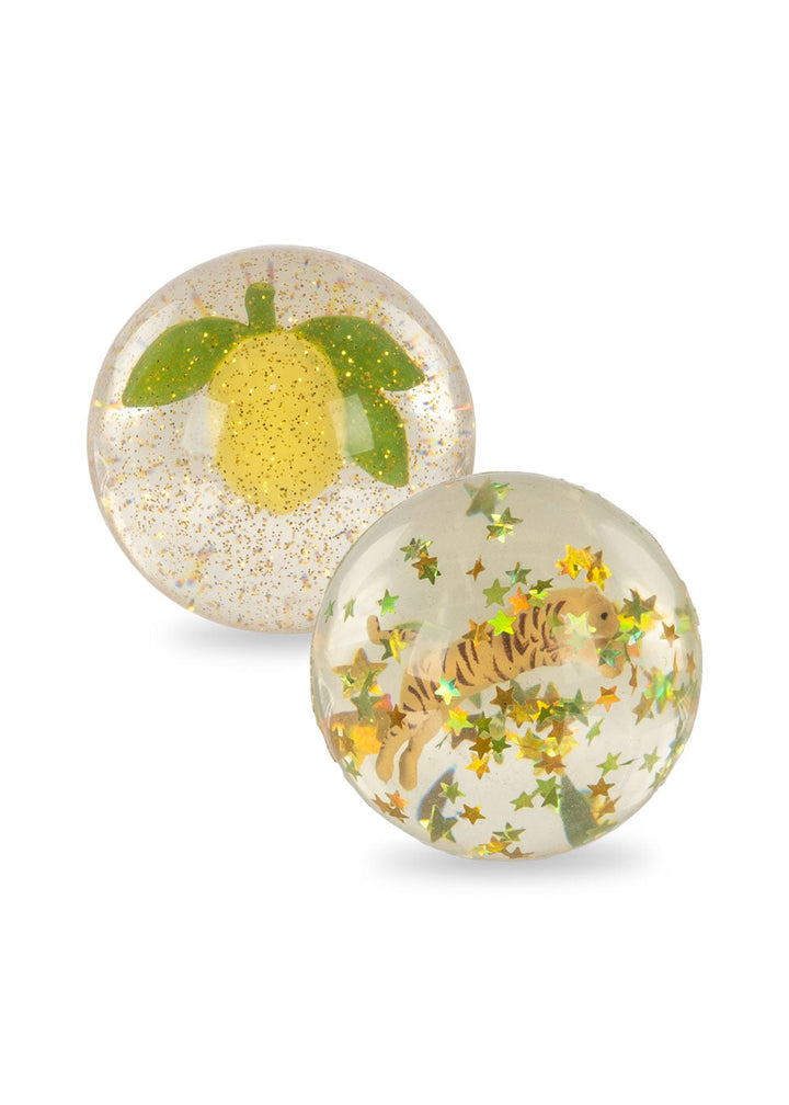 Konges Sløjd Bouncing Ball Lemon and Big Cat designs