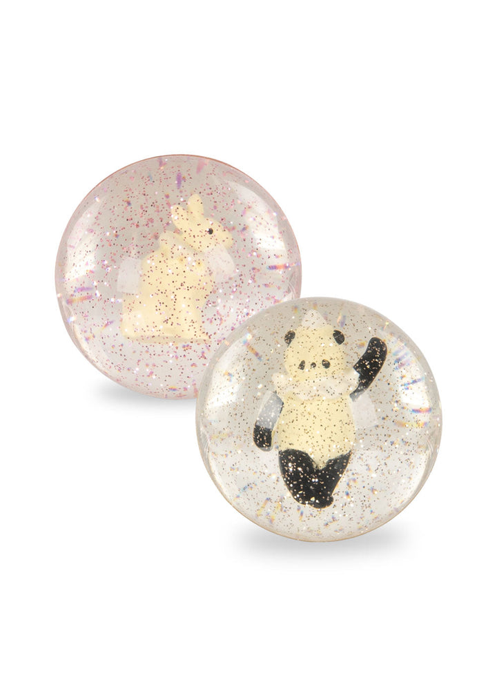 Konges Sløjd Bouncing Ball Rabbit and Panda designs