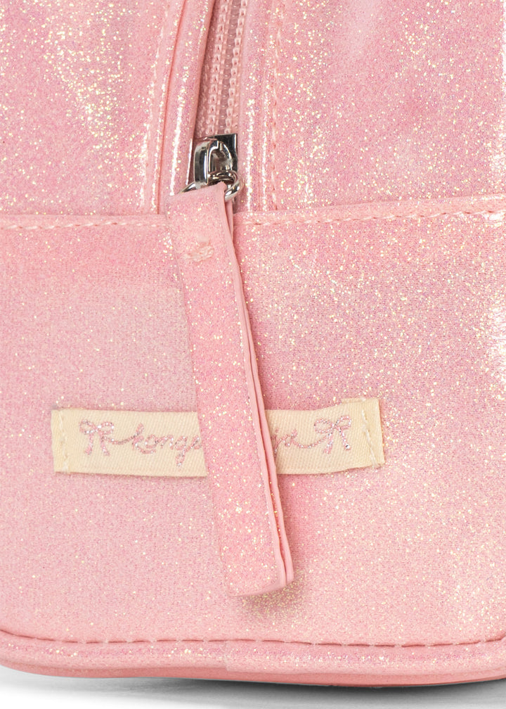 Konges Sløjd Cat Pouch: Cerise Glitter Pink - angle 3