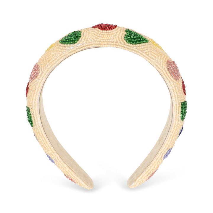 Konges Sløjd Coeur Beaded Hair Brace Coeur Coloré - kids beaded hair brace