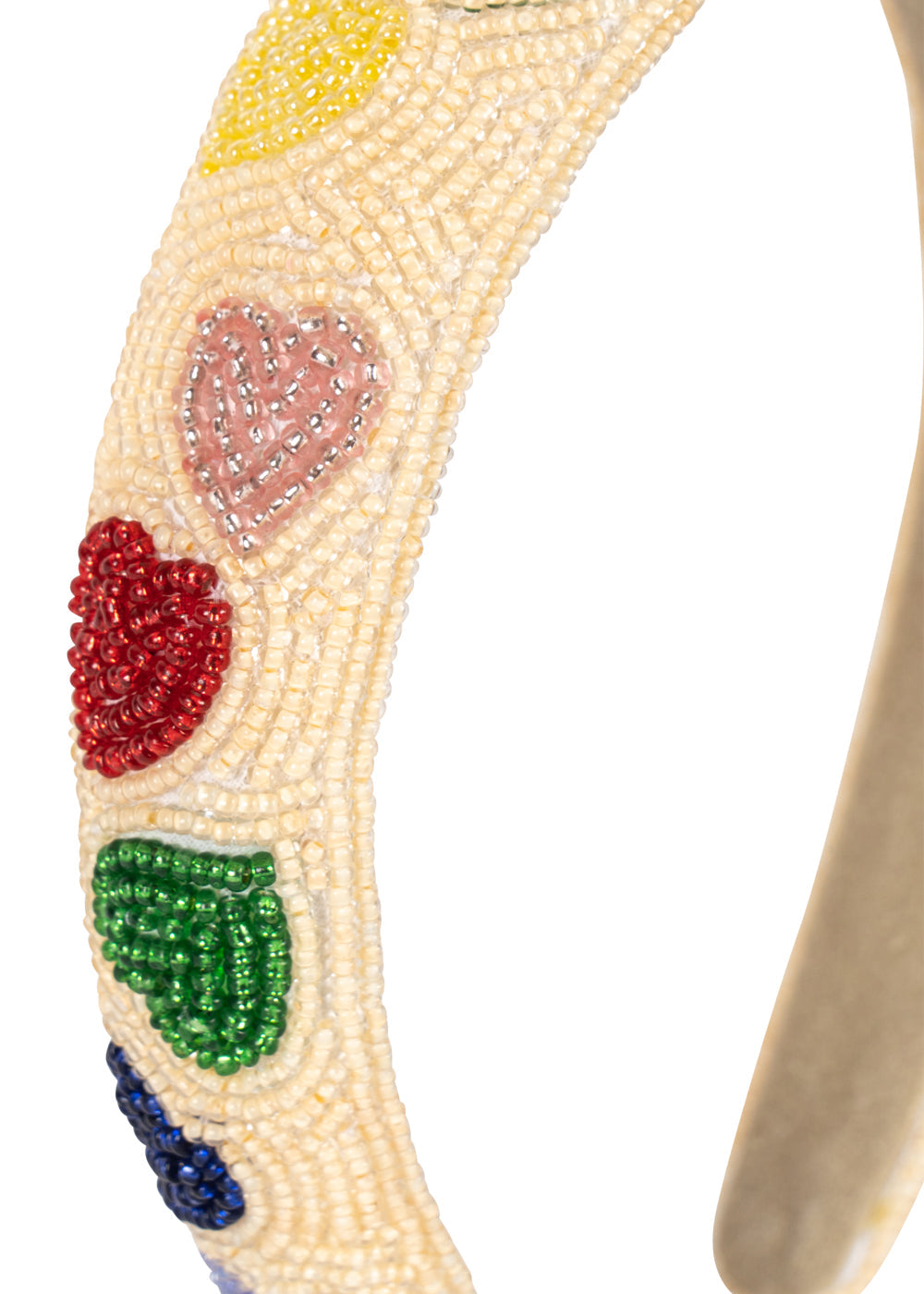 Konges Sløjd Coeur Beaded Hair Brace: Coeur Coloré