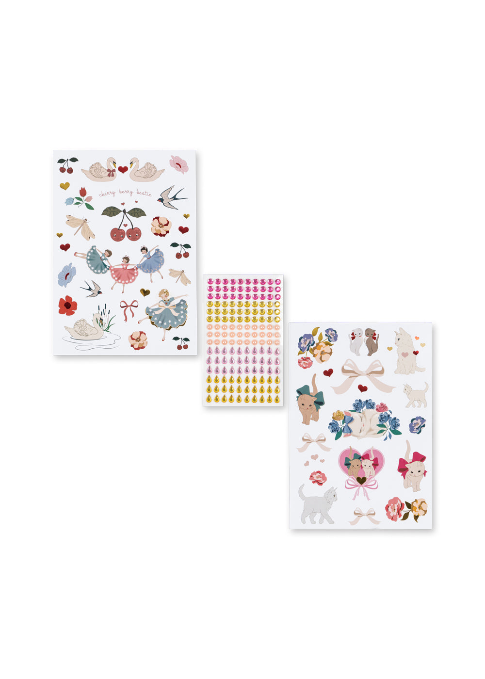 Konges Sløjd Creative Art Caddy Glitter Rose packshot