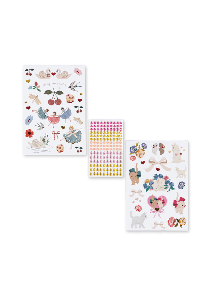 Konges Sløjd Creative Art Caddy Glitter Rose packshot