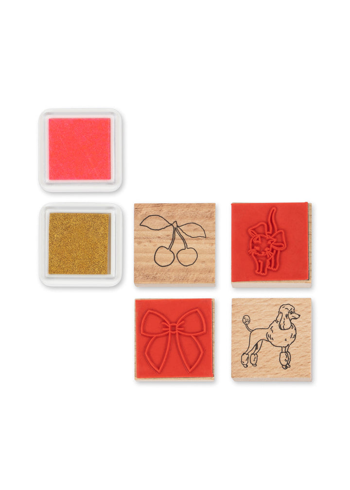 Konges Sløjd Creative Art Caddy Glitter Rose packshot