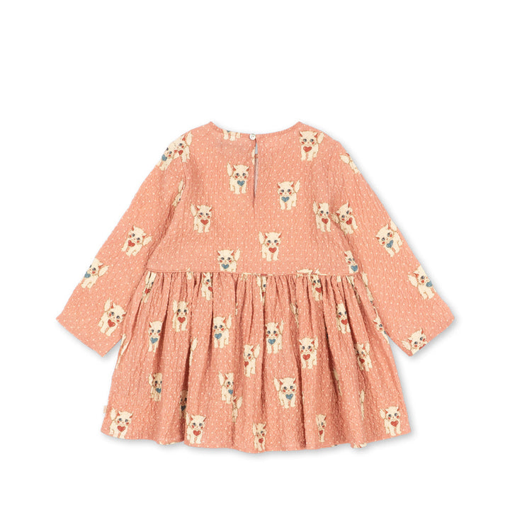 Konges Sløjd Elin Dress GOTS: Ciao Miao Rose - alternate angle