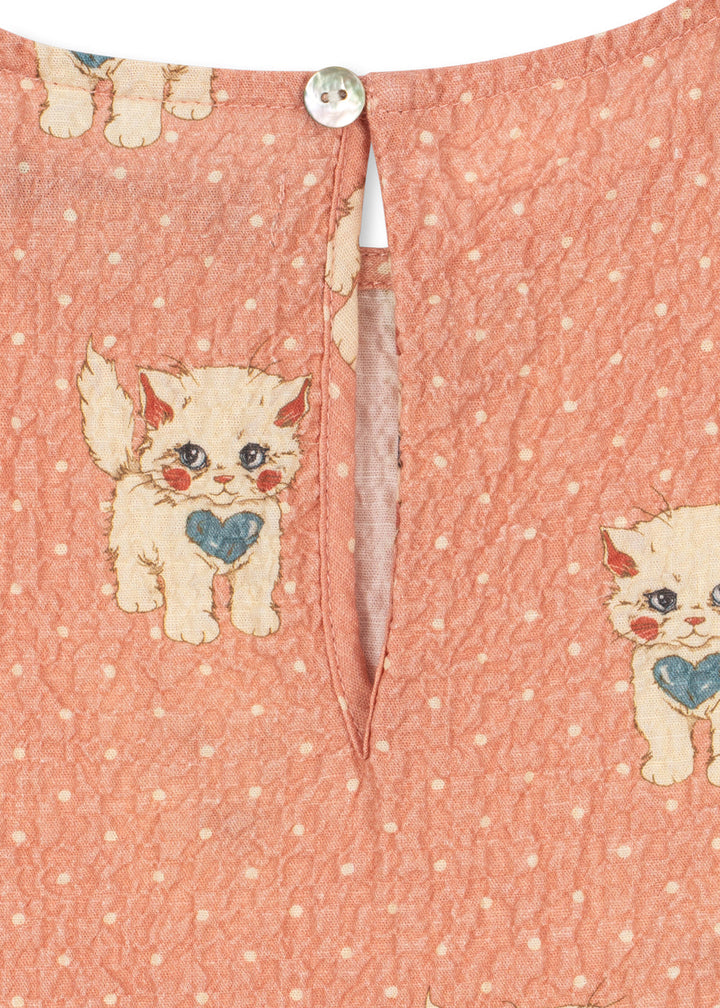 Elin Dress GOTS: Ciao Miao Rose - angle 3